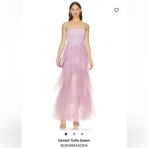 BCBGMAXAZRIA ORCHID LONG DRESS